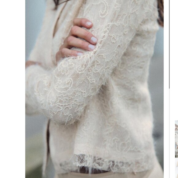 COMBINED KNIT BLAZER WITH SEQUINS - Picture 2 of 12